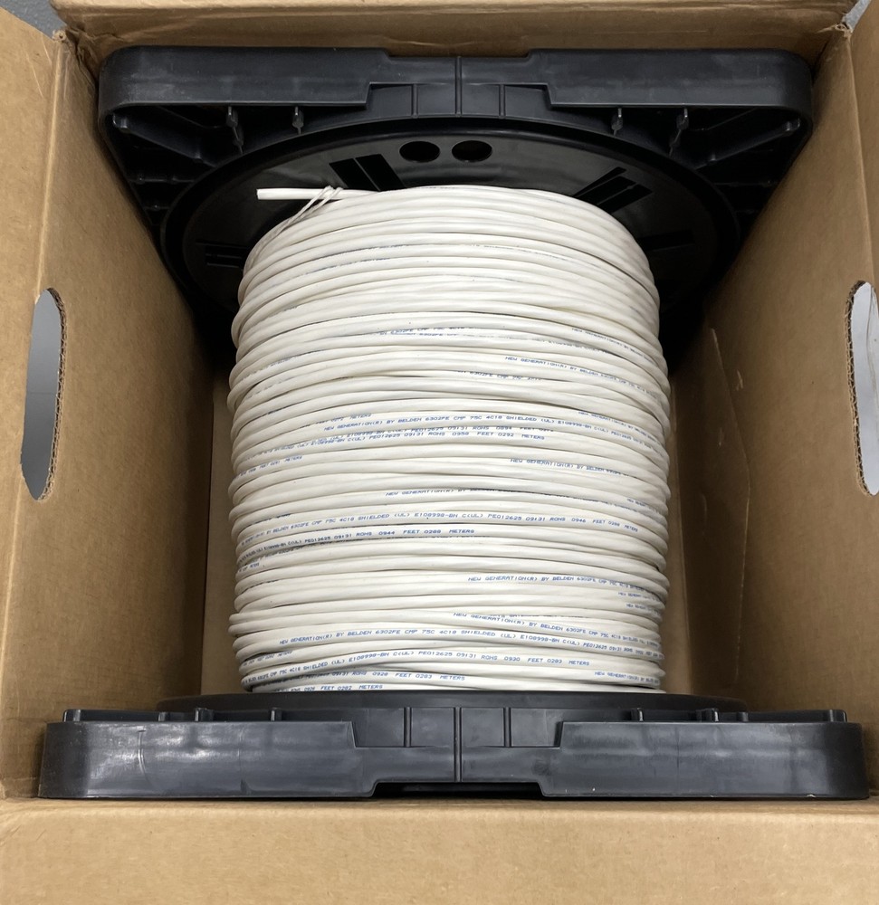 Belden Multiconductor Cable Security Audio Shielded 4 Conductor 18 AWG 1000 ft