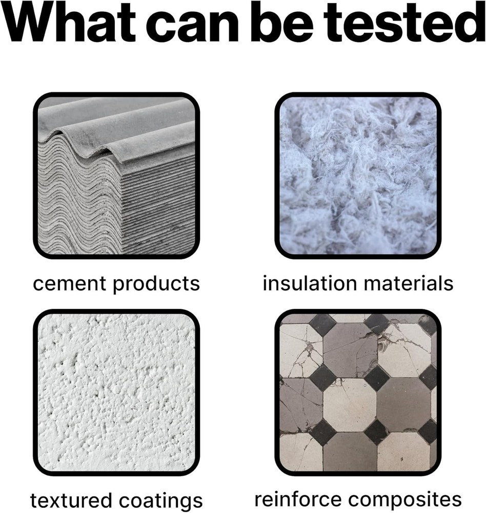 Asbestos Analysis Kit with 72hr Results - 4 Samples for Accurate Testing