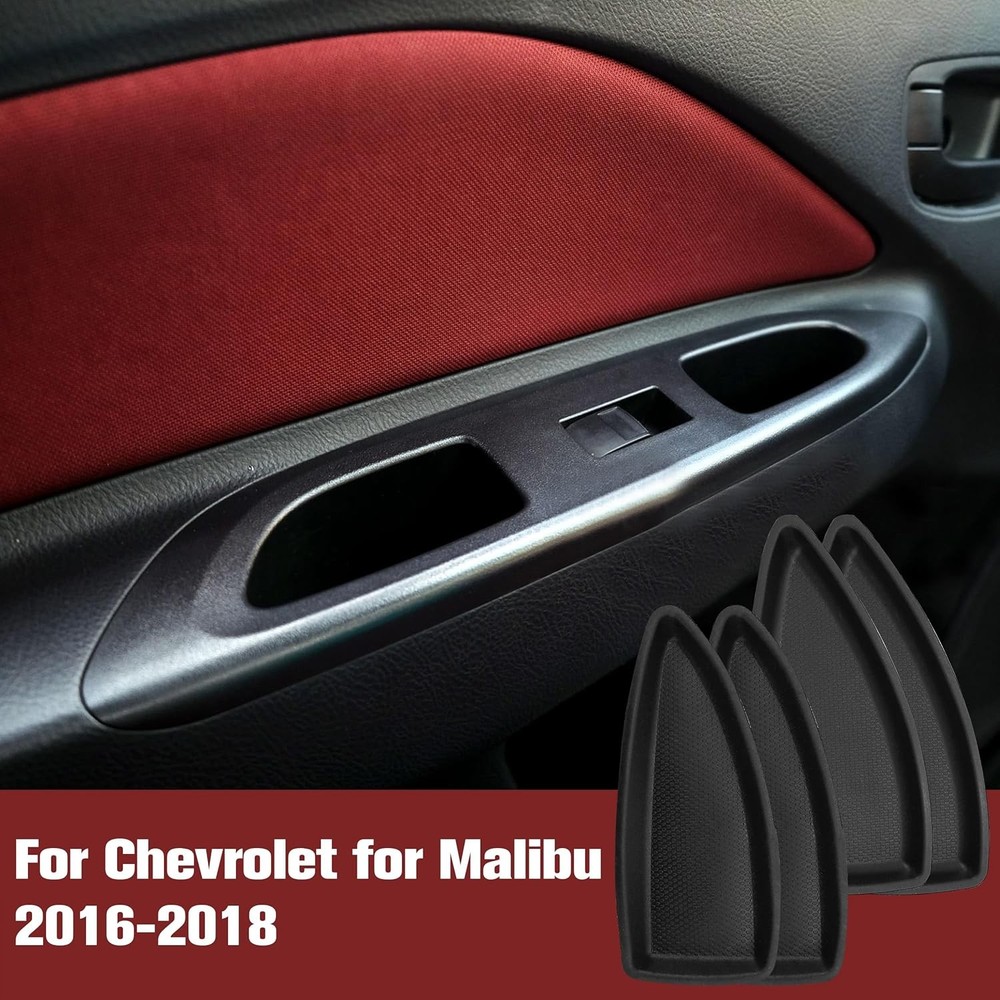 4pcs/Set Door Switch Bezel Cap Replacement Left/Right Front/Rear Plastic Bolt Co