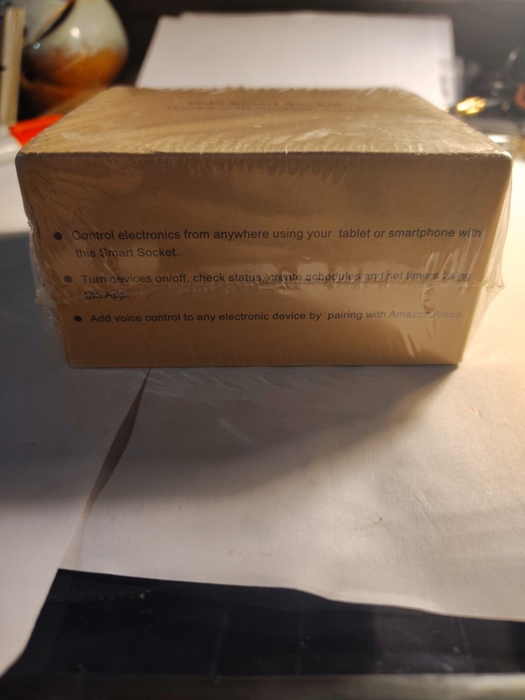 Wifi Smart Socket Works With Amazon Alexa Sealed Box UNOPEN