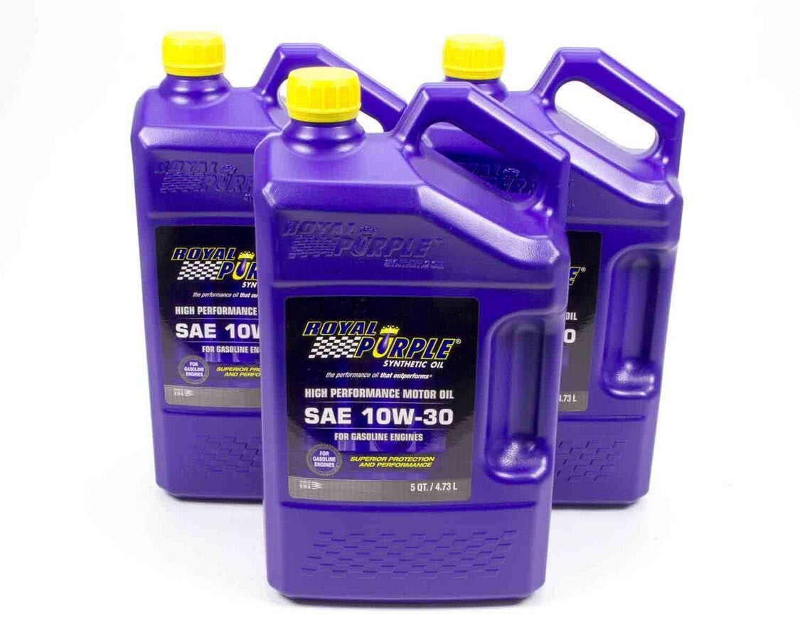 ROYAL PURPLE 10w30 Multi-Grade SAE Synthetic Motor Oil (5 qt Jug, Set of 3)