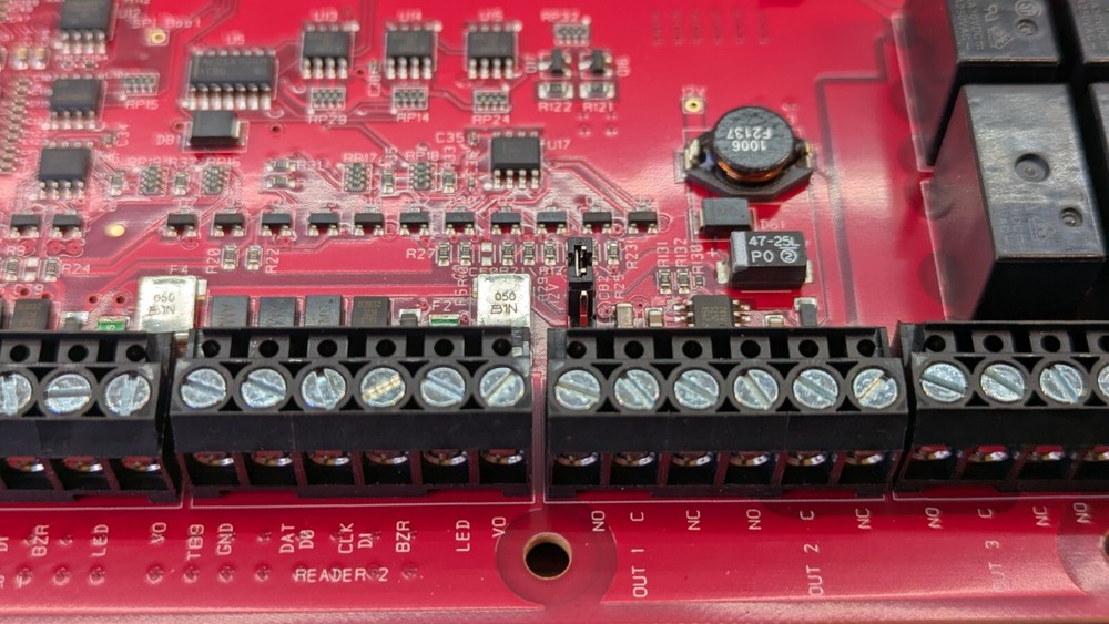 Mercury Security LP1502D Intelligent Controller Board - Untested, Sold for Parts