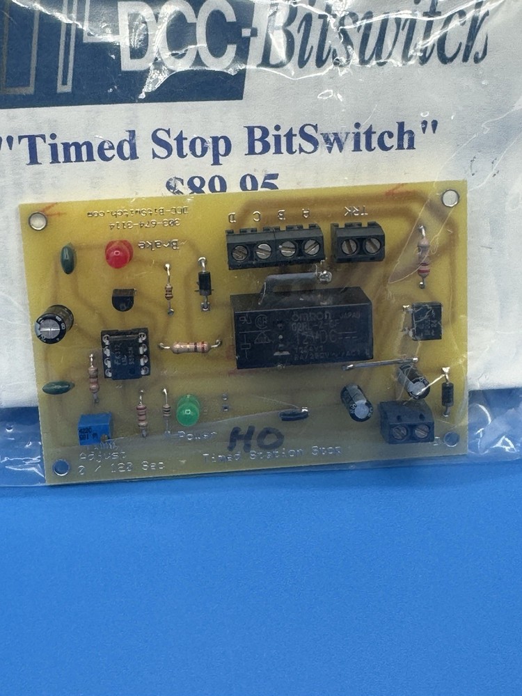 DCC Bitswitch automatic station stop control