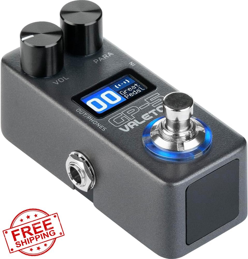 Valeton GP-5 Compact Multi-Effects Pedal SnapTone Plus IR Loader