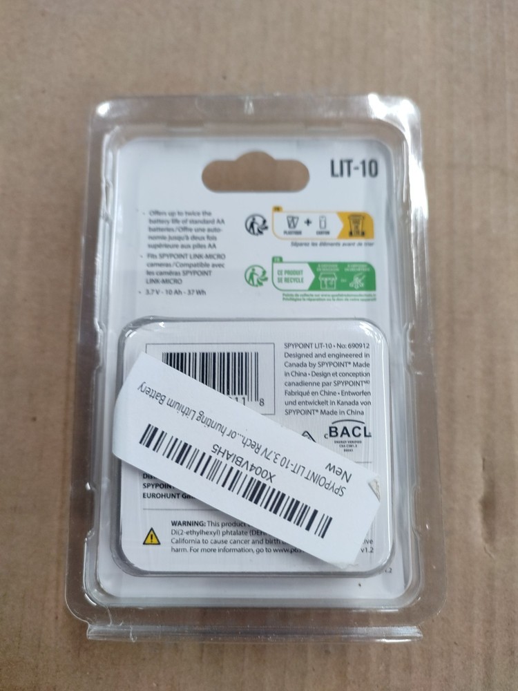 SPYPOINT LIT-10 Lithium Battery Pack