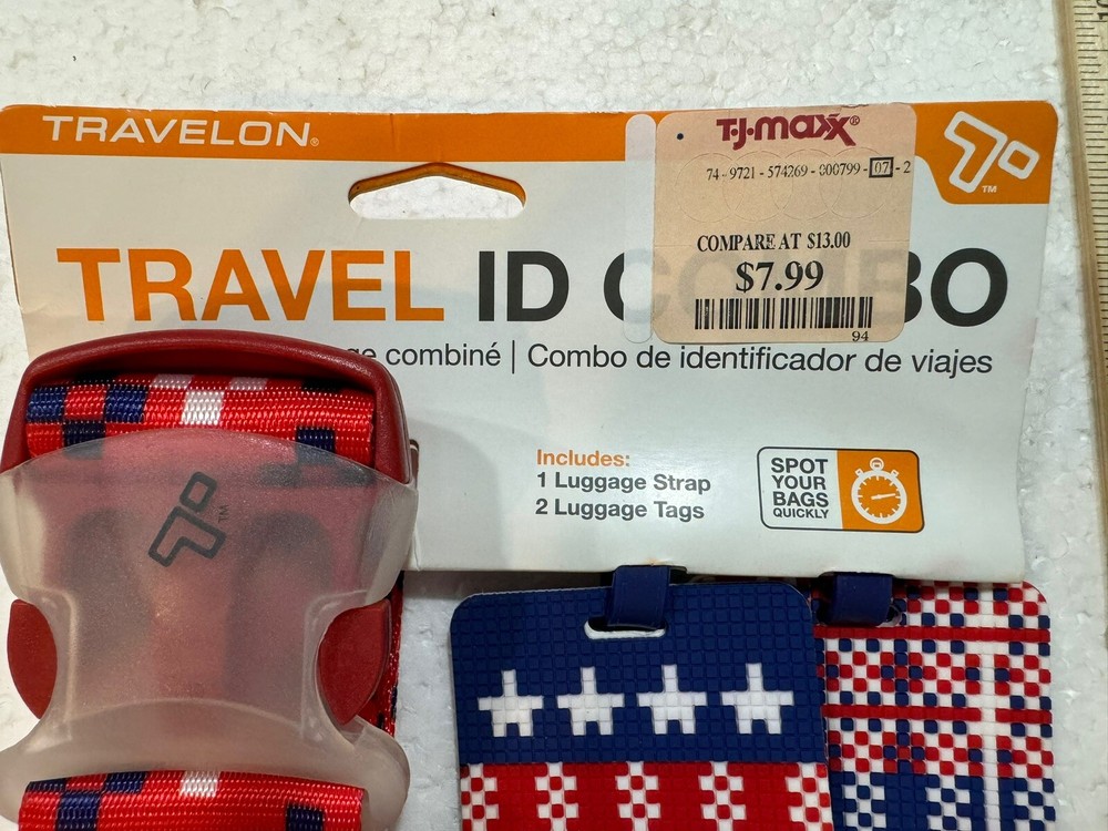 Travel Combo Set Luggage Tags & Strap