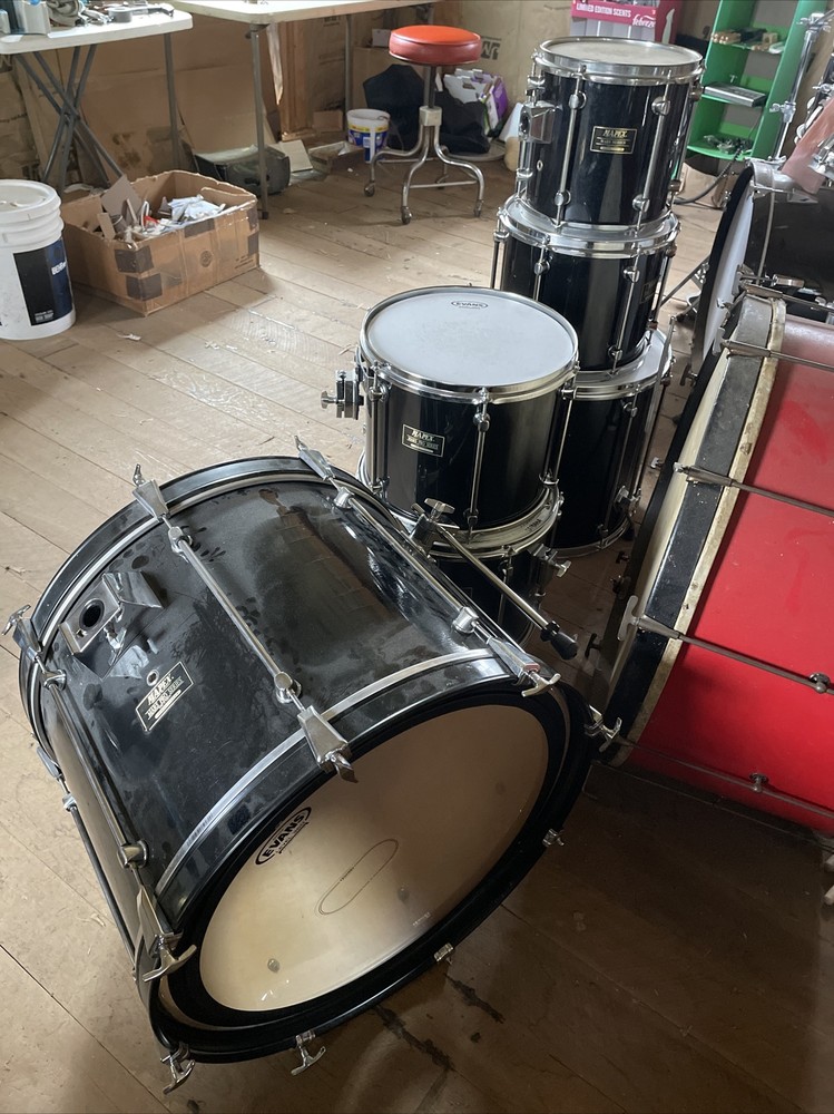 MAPEX Mars Pro 90's 6PC rack System Black Lacquered RARE