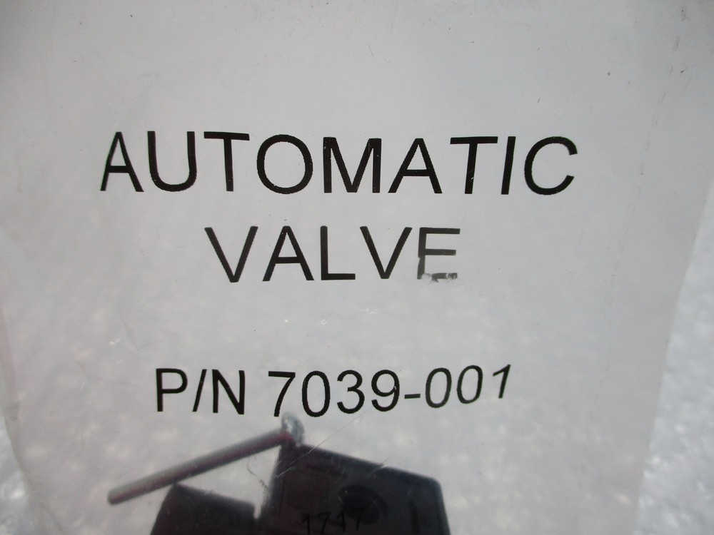 AUTOMATIC VALVE 7039-001 CONNECTOR NSMP