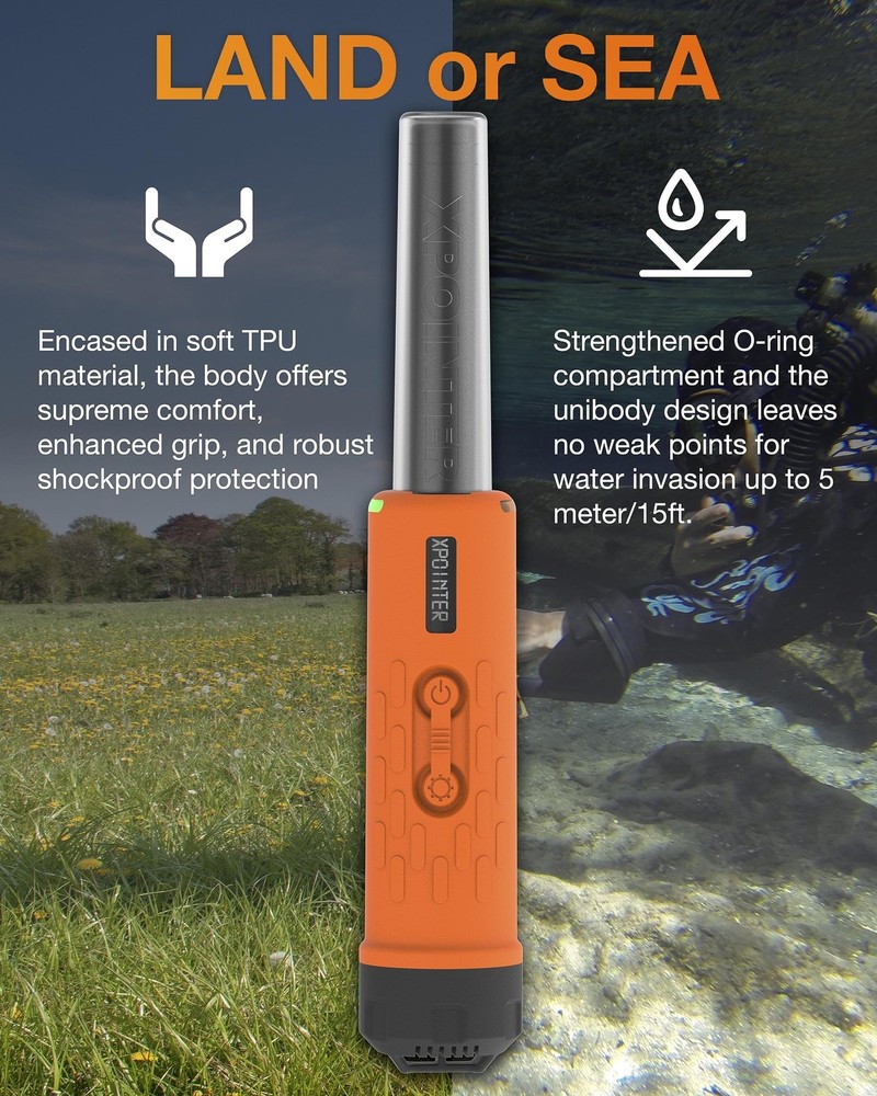 New Xpointer Max with Magic Holster pinpointer discrimating pinpointer Waterp...