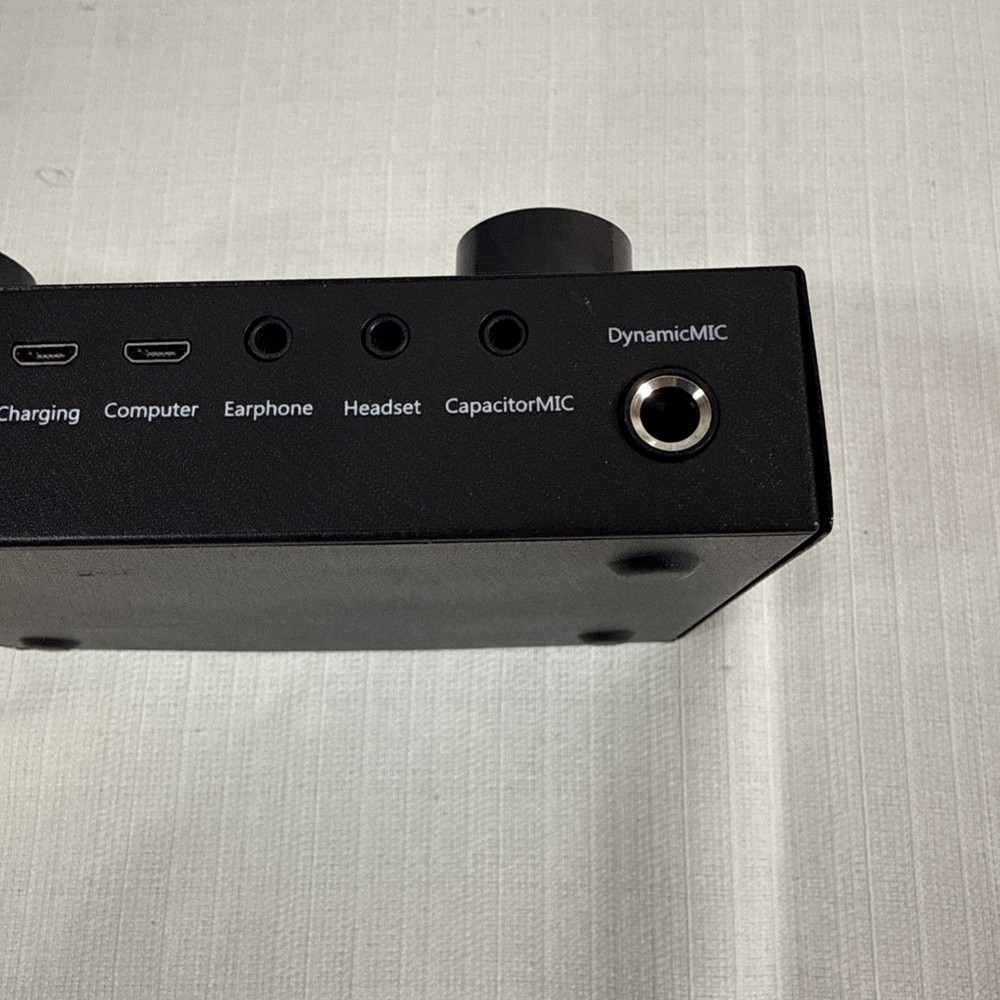 Vocal Processor Clear Mics Input Headphone For Live Broadcasting