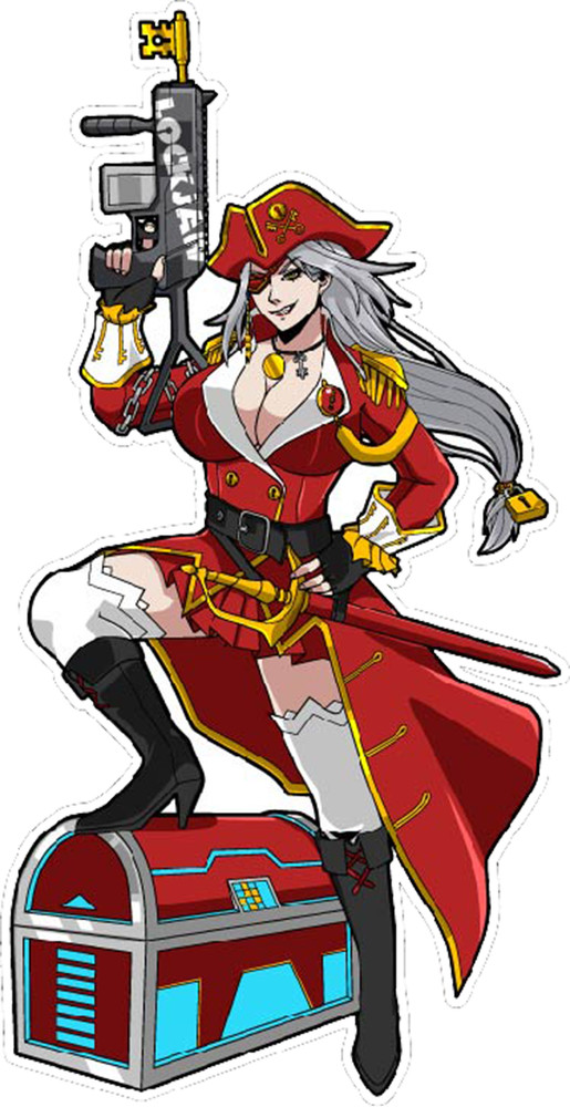 🏴‍☠️Captain Lockhart Vinyl Diecut Sticker🏴‍☠️