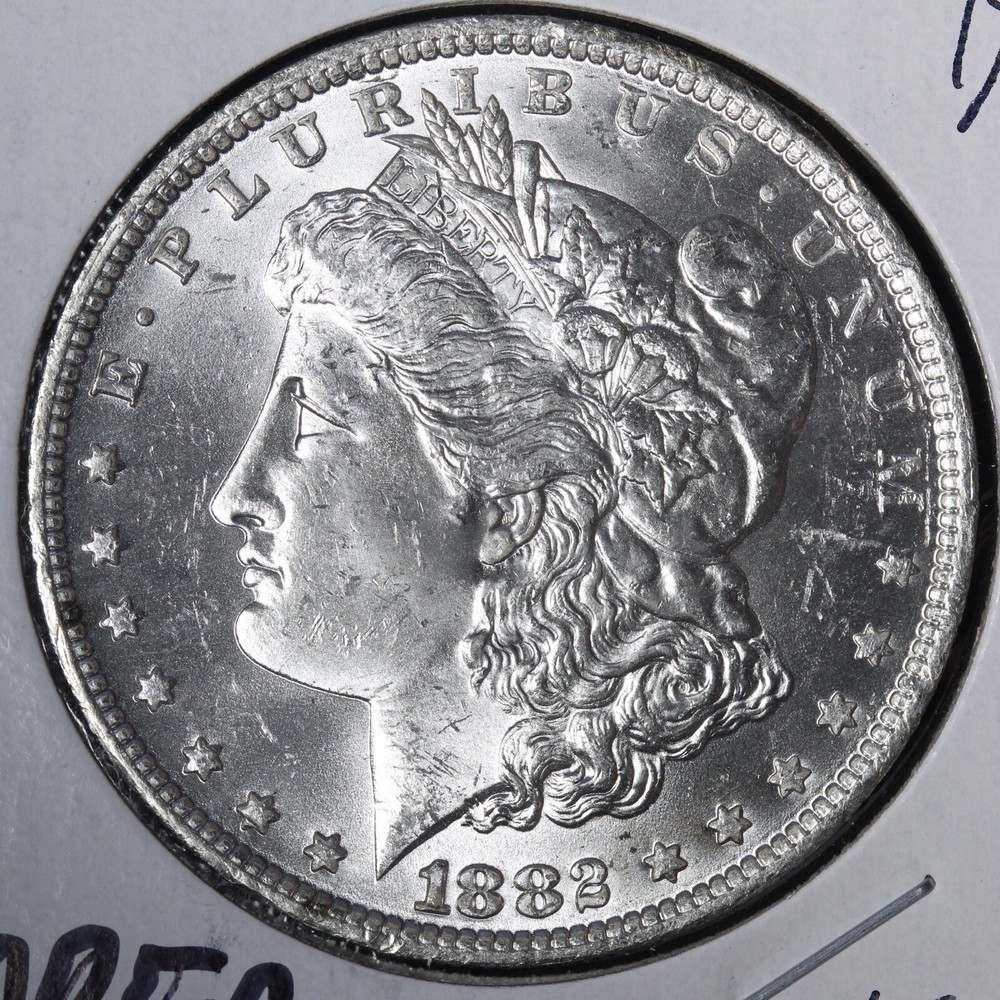 1882-O Morgan Silver Dollar BU *UNCIRCULATED* MS Blast White E335 SARFA