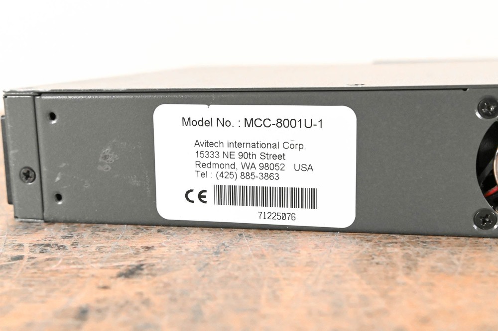 Avitech MCC-8001U Image Scaler / Processor CG01CAA