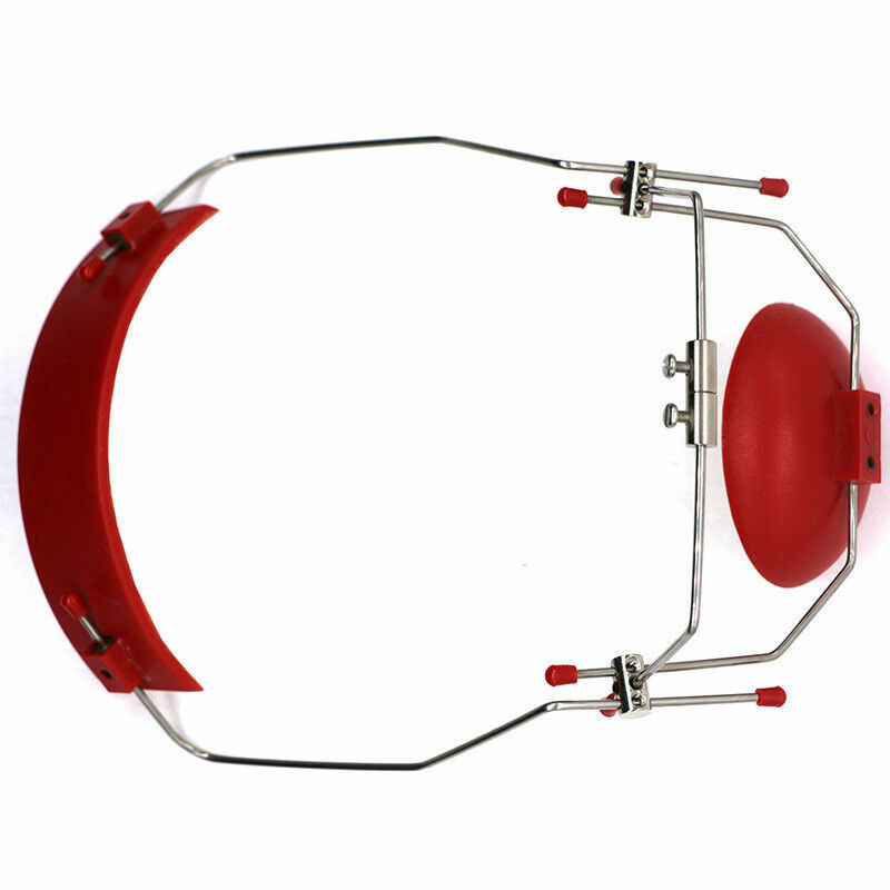5Pcs Dental Orthodontic Adjustable Reverse-Pull Headgear Red Color