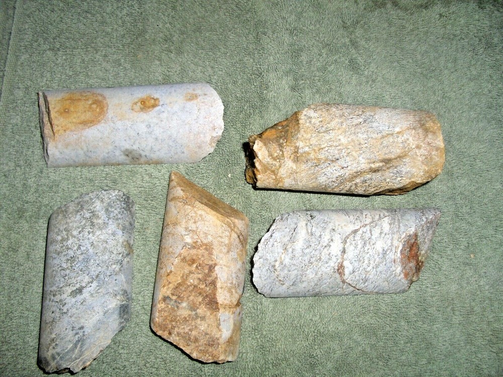 Split Drill Core Samples From Alaska Gold Mine 5 Pieces # 8
