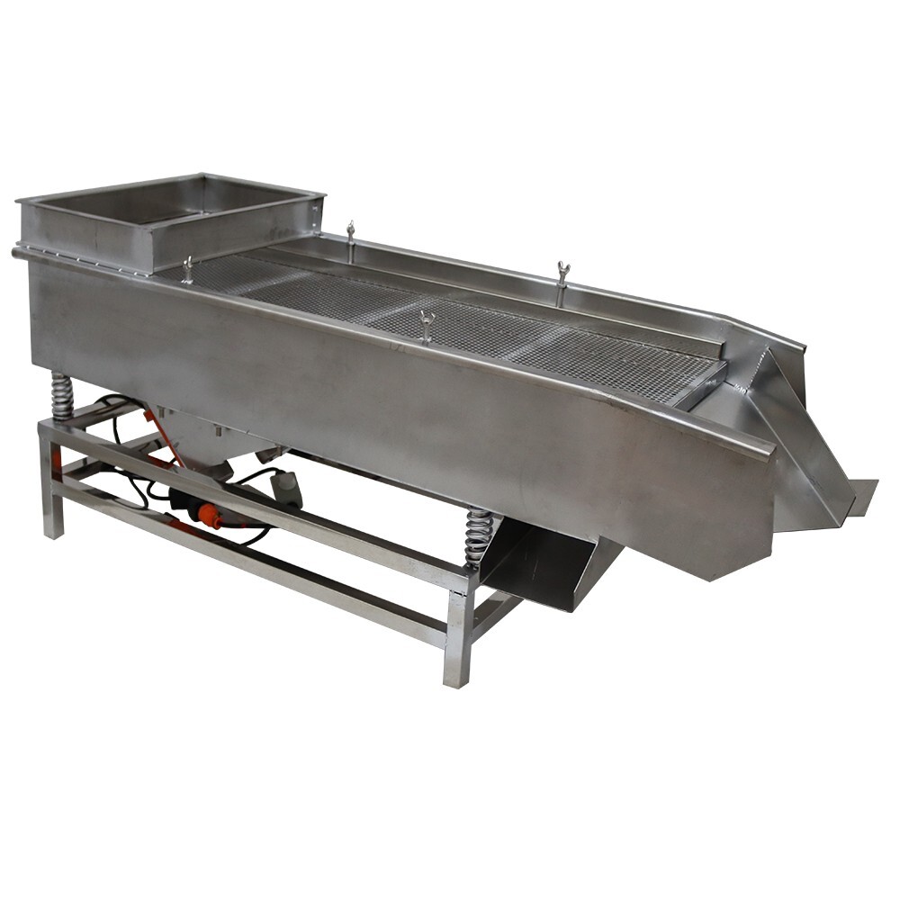 Double Layers Vibrating Screener Platform Shaker 220V Stainless