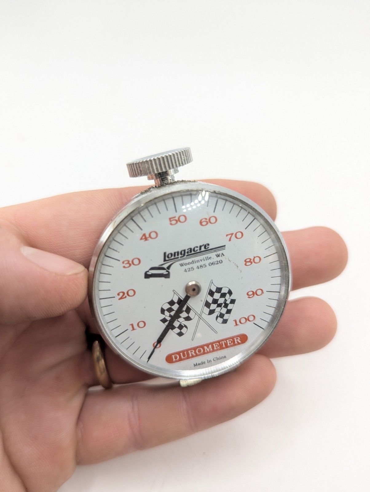 Longacre Chrome Tire durometer Very Good Condition RC Car Tire Gauge