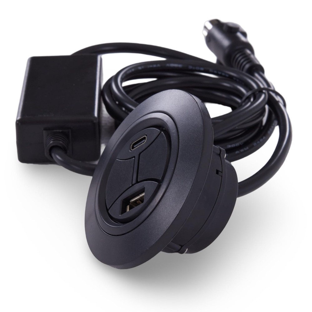 CD008 Recliner Replacement Switch 2 Button 5 Pin Plug Round Control USB C Port