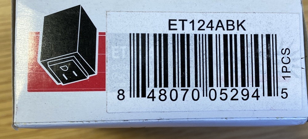 Elite Lighting Et124 Outlet Adapter Track Accessory