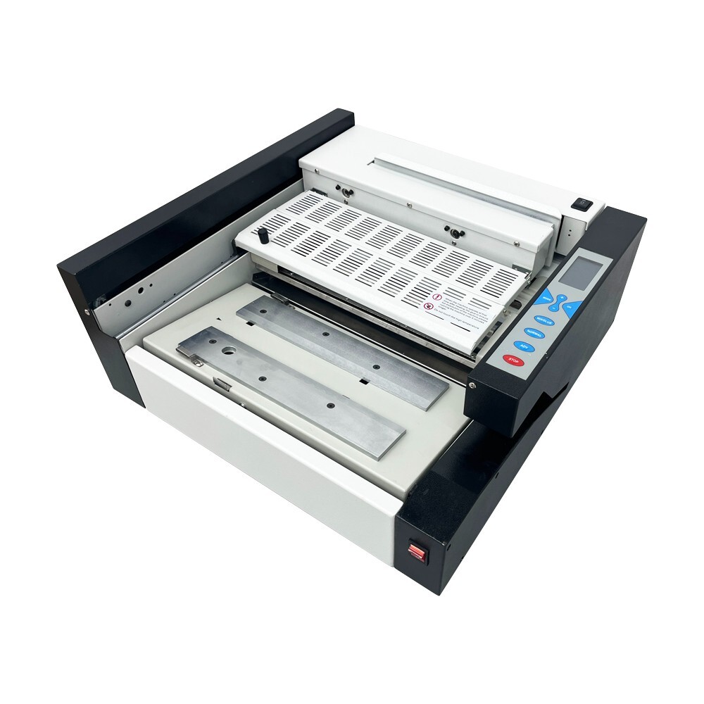 Automatic Paper Binding Machine 13.4" Book Sheet Glue Coating & Binding Machine