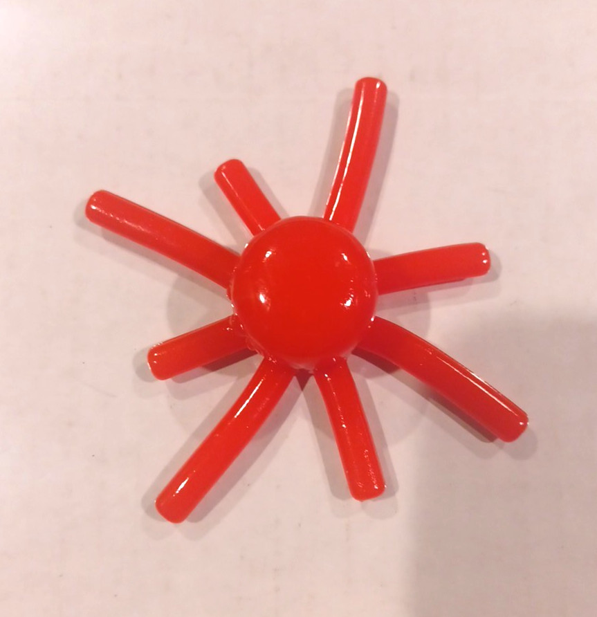 Wacky Wall Crawler Lot of 4 (Blue Red Yellow Pink) Octopus Wacky Walker Toy NEW!