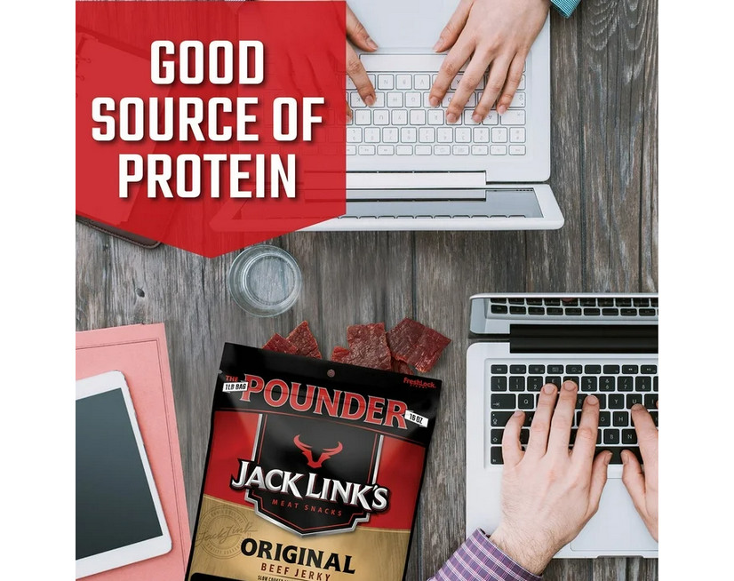 Jack Link's Original Beef Jerky, 16 oz.