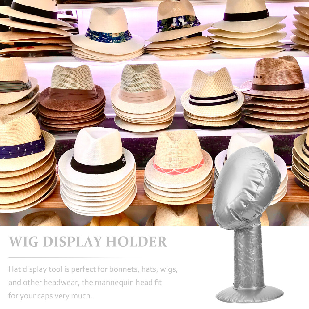 Wig Display Holder Scratch-resistant Support Inflatable Cap Stand