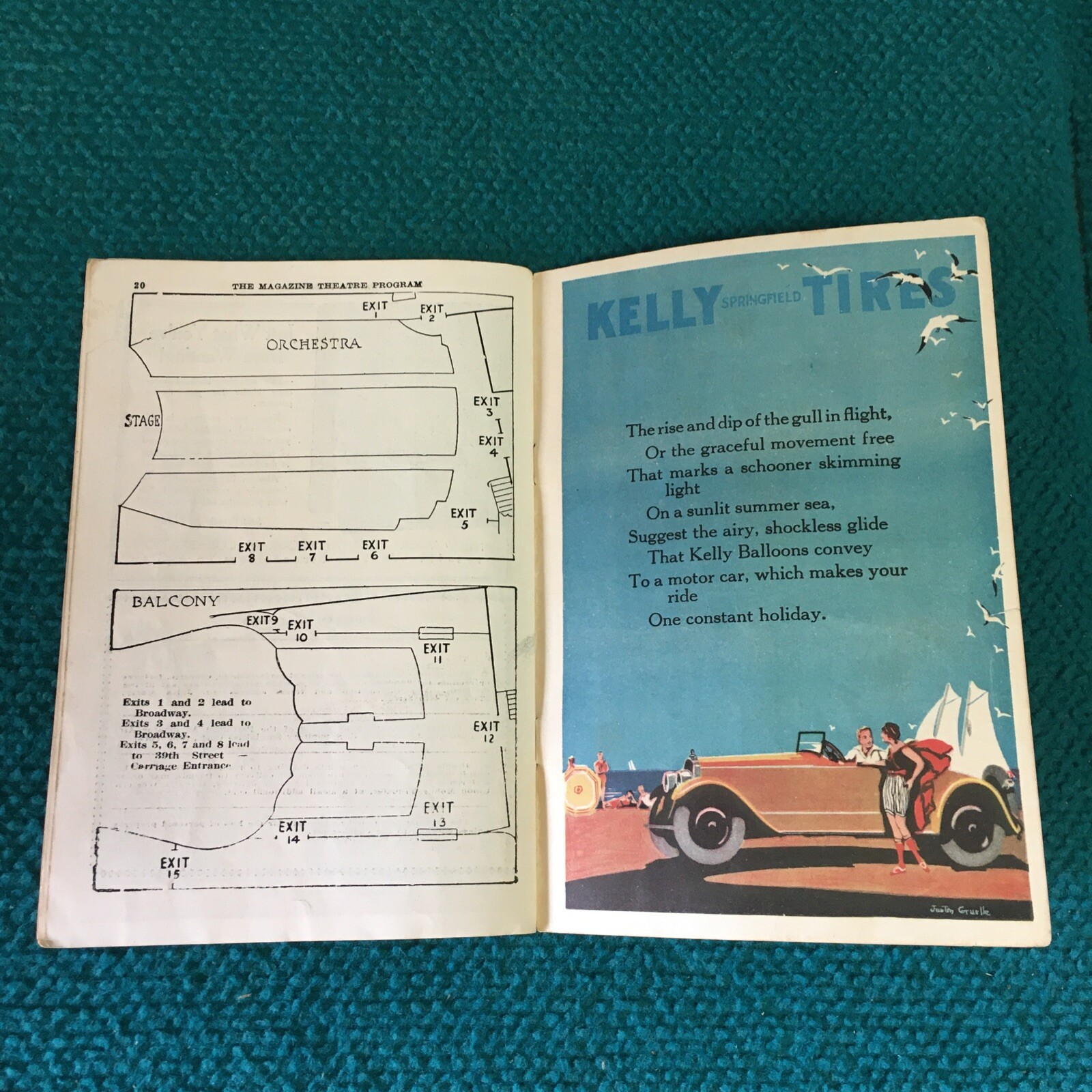 1925 Vintage : THE CASINO "Sky High" BROADWAY PLAYBILL PROGRAM @ Willie Howard