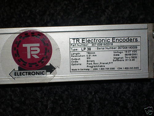 TR ELECTRONIC 307-00618/2318 LINEAR ENCODER NEW!!!