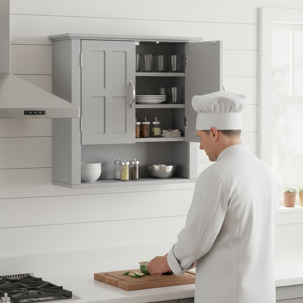 Bathroom Wall Storage Cabinet, Multi -functional Wall Mounted Cabinet
