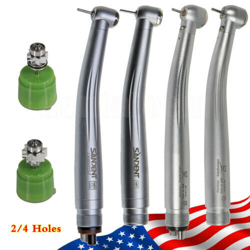 NSK Style Dental (Fiber Optic LED E-generator) High Speed Handpiece 2/4 Holes US