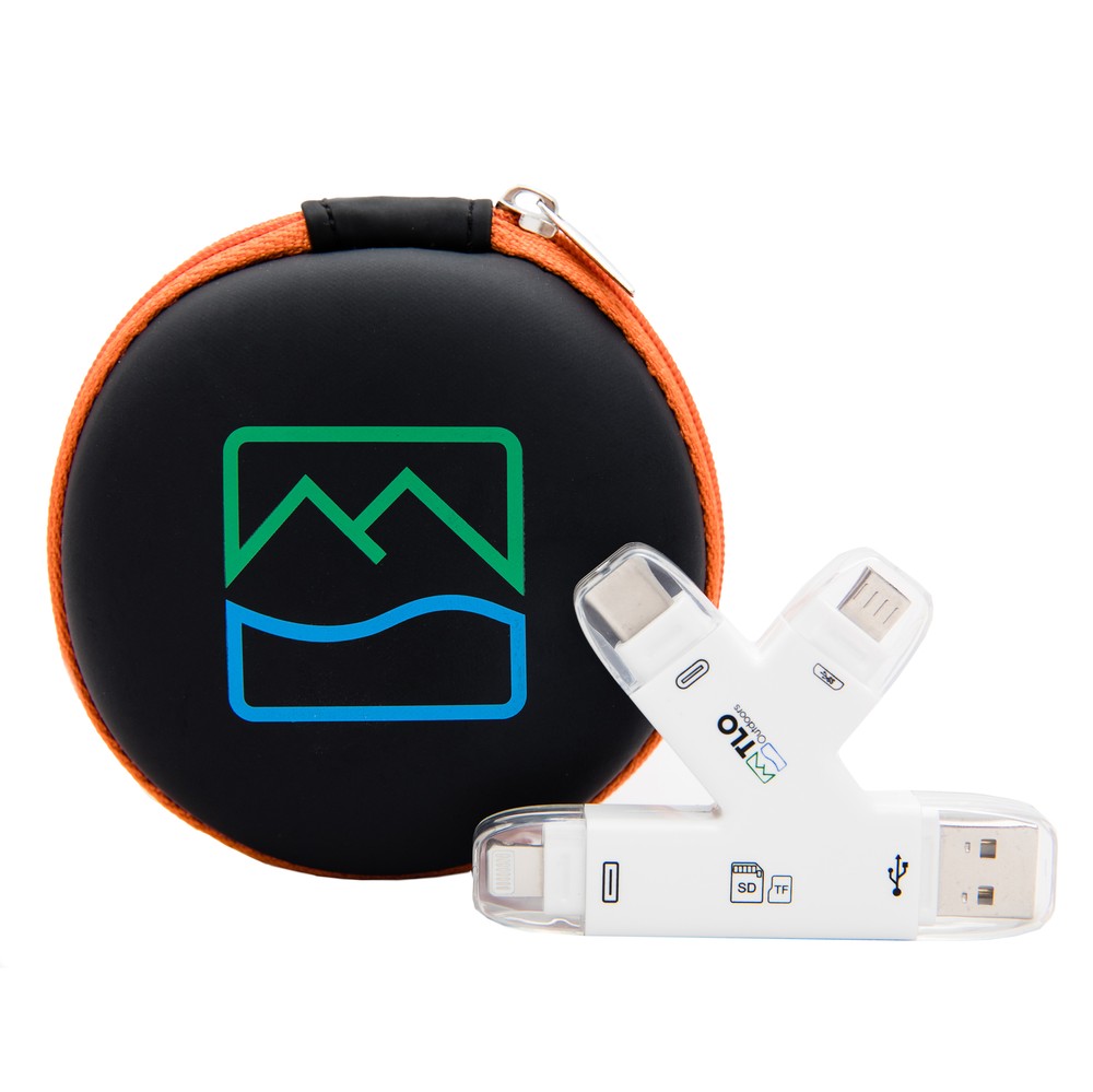 TrophyTracker Trail Camera Memory Card Reader for iPhone/Android, Laptop V3/2020