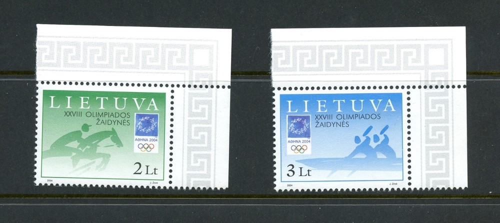 R1548   Lithuania   2004   Olympics   2v.  MNH