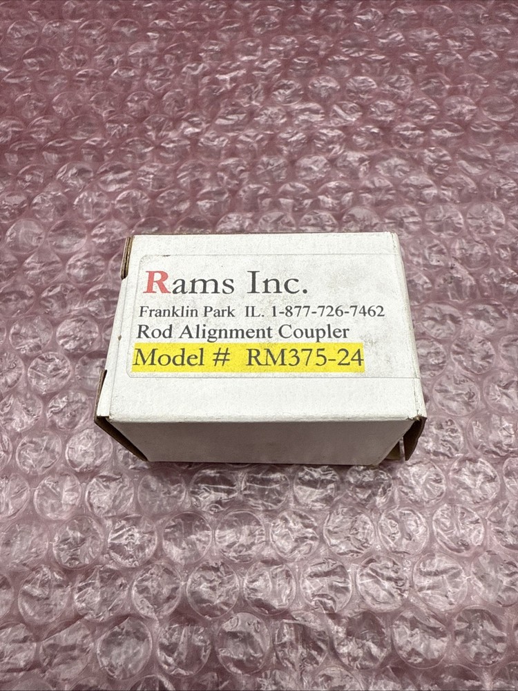 Ram Products RM375-24 Rod Alignment Coupler NEW