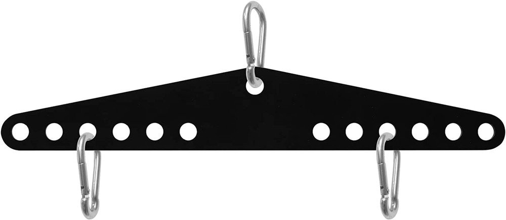 Cable Machine Double To Single D Handle Adapter Plate Spreader For Lat Pulldown