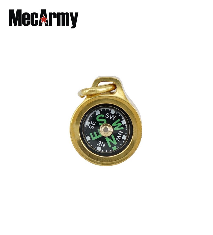 MecArmy Keychain Compass CMP brass used with scratch