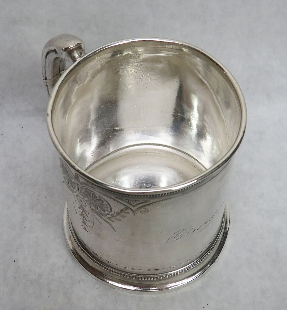 WONDERFUL 1874 GORHAM STERLING SILVER MUG / CUP