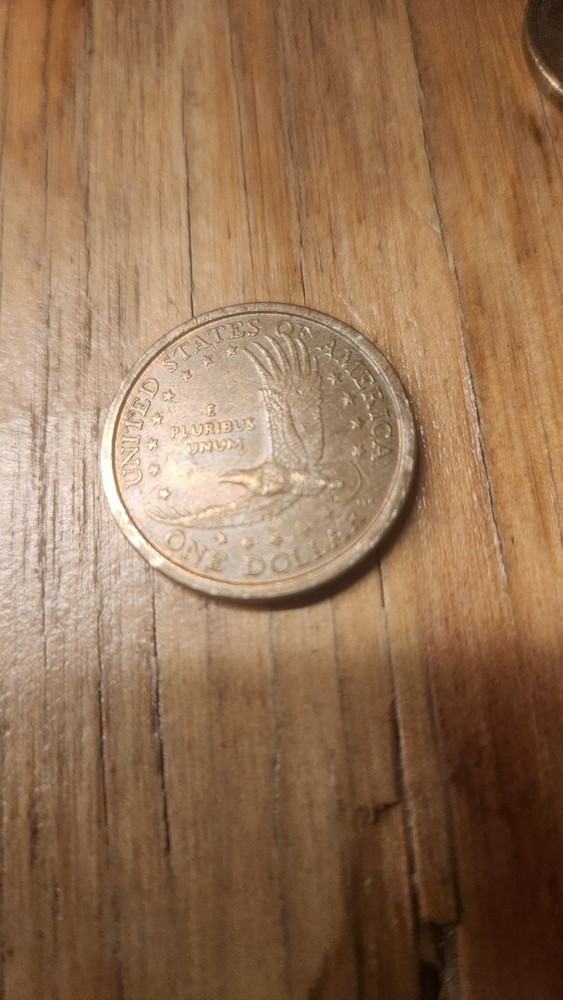 Sacagawea 2000 Dollar with P-Error Near Eyes