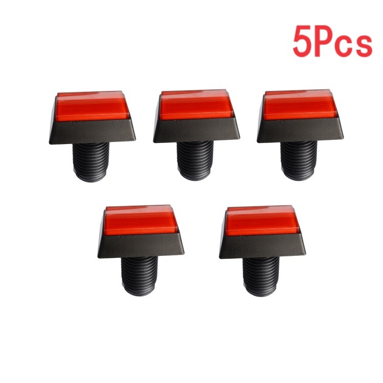 Arcade Square Rectangle Push Buttons Illumilated LED With Microswitch 30*50mm q