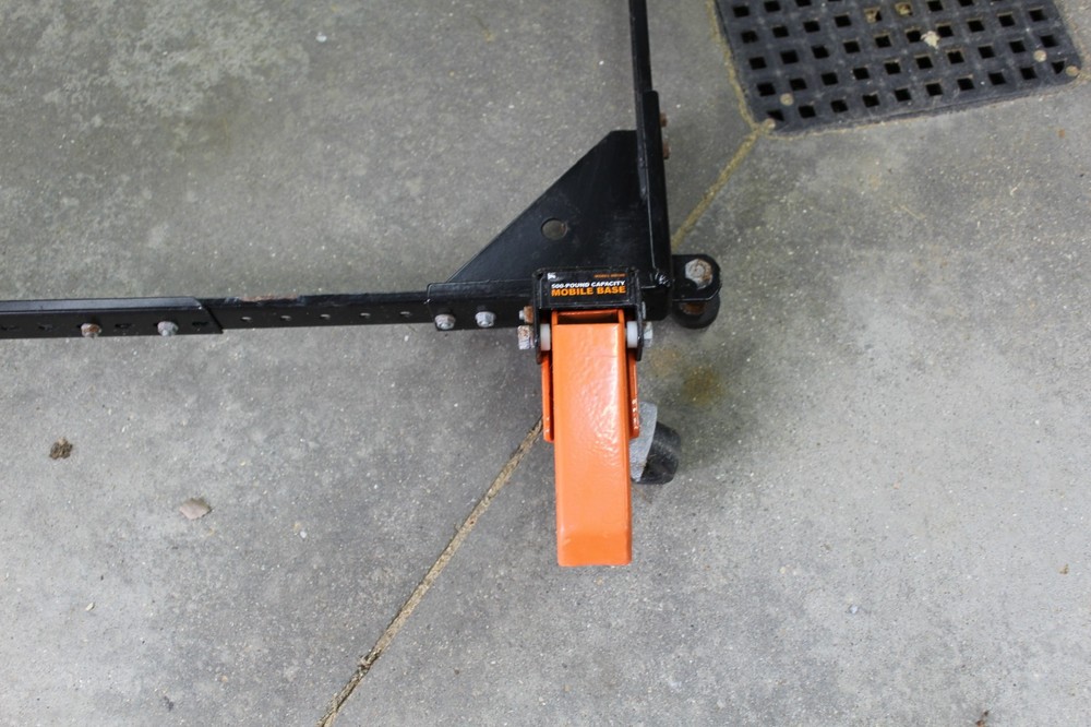 Wen ROLLING MOBILE LOCKING BASE STAND w/ WHEELS Adjustable Table Saw Accessory