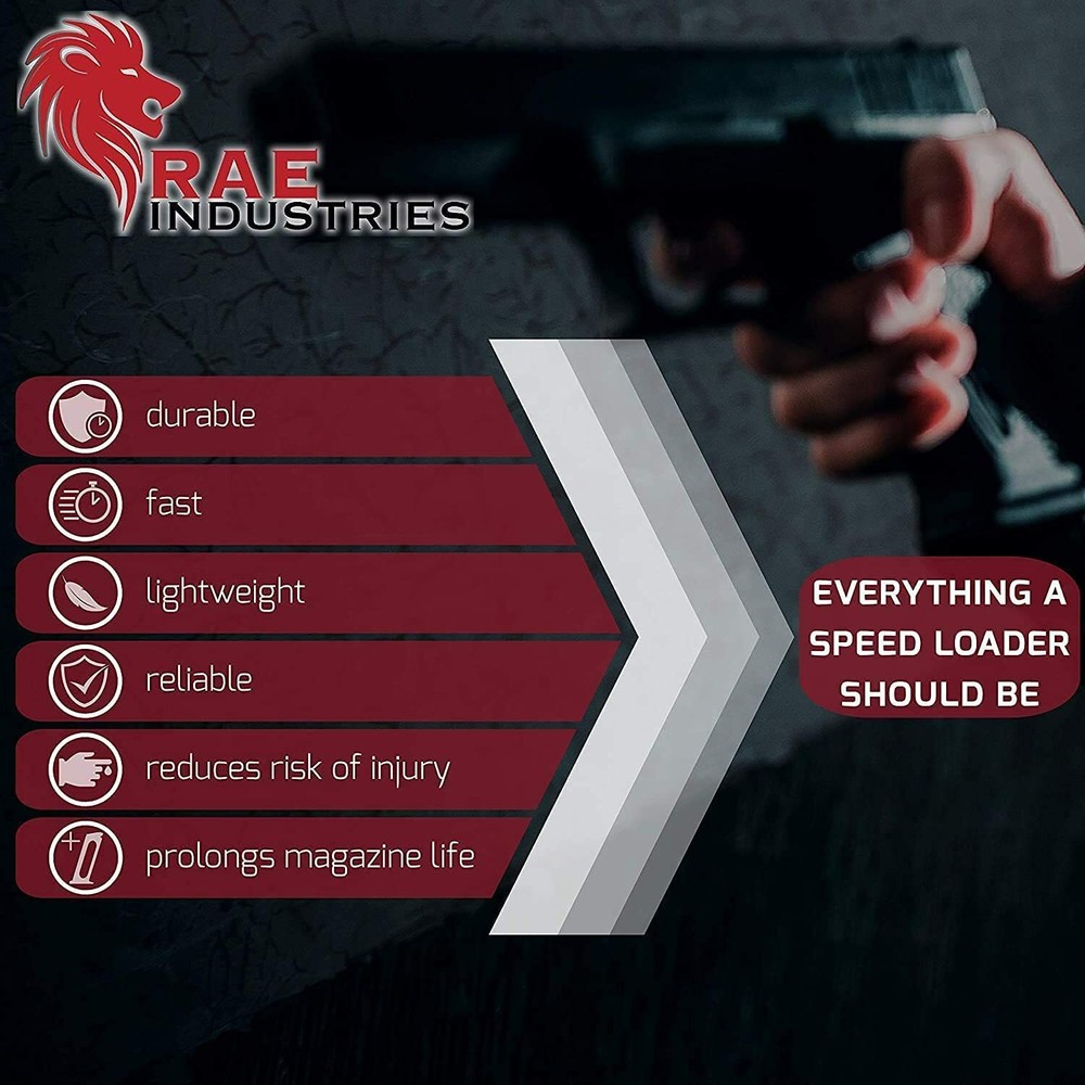 RAEIND Universal Magazine Quick Speed Loader For Single Stack Mag (Select Model)