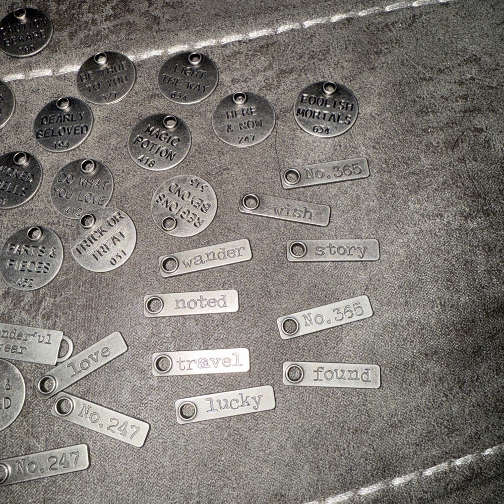 Metal Scrapbook Tags Fun Magic Explore