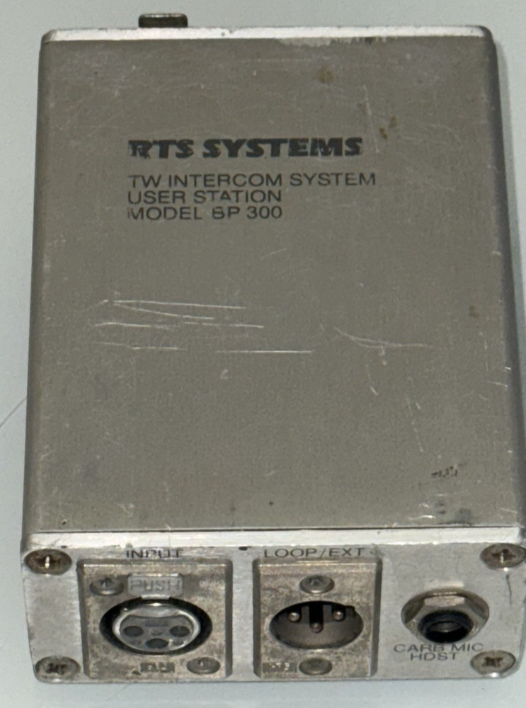 RTS TELEX TW Intercom System BP 300