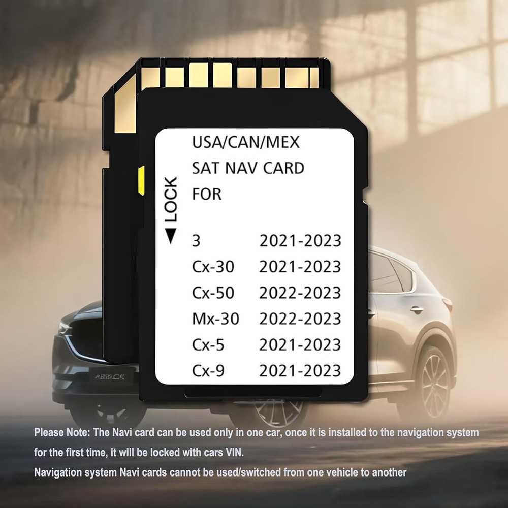 Effortless Navigation with 2023 Mazda GPS Map Memory Card - 10-