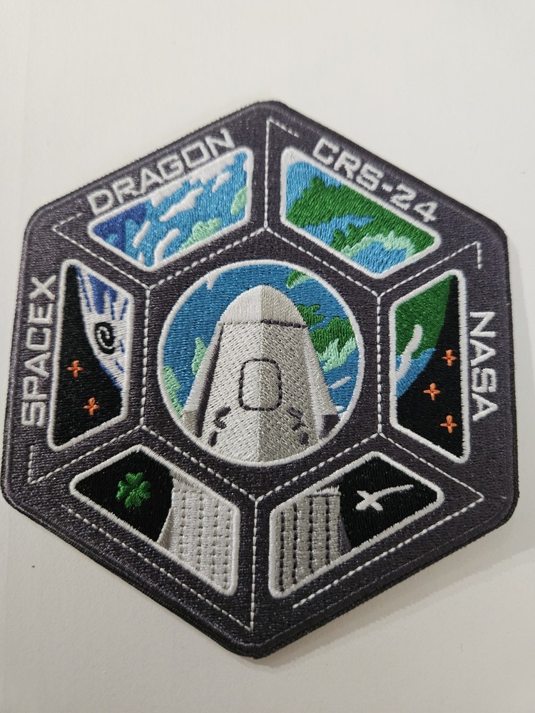 CRS-24 AUTHENTIC SPACEX SPACE X EMPLOYEE X MARKED PATCH 🚀 & PROOF
