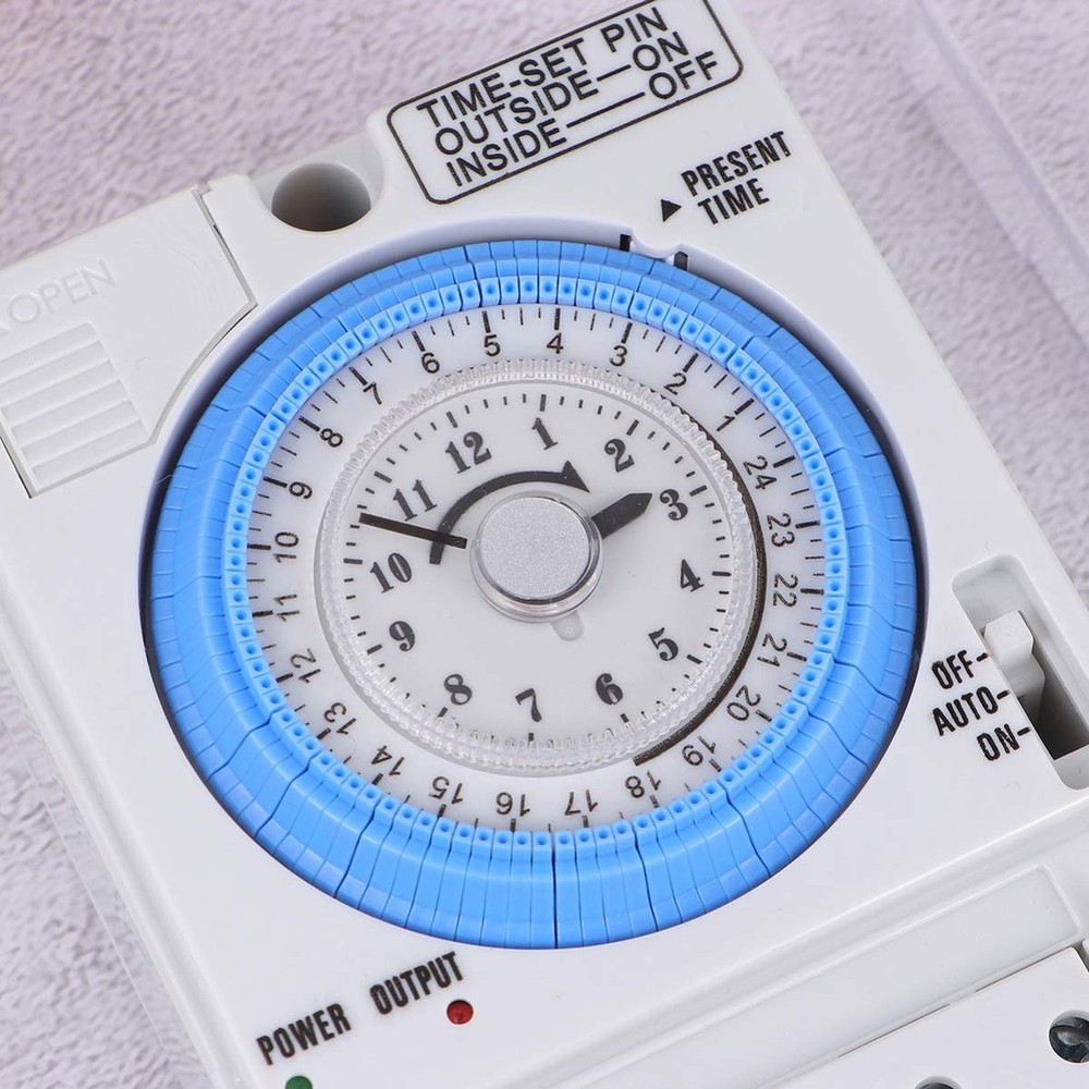 Mechanical Timer 12Vac/Dc Precise Time Control Portable Kitchen Timer for Coo...