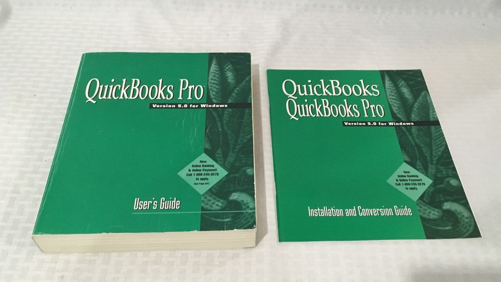 QUICKBOOKS PRO VERSION 5.0 FOR WINDOWS / USER'S GUIDE & INSTALLATION GUIDE