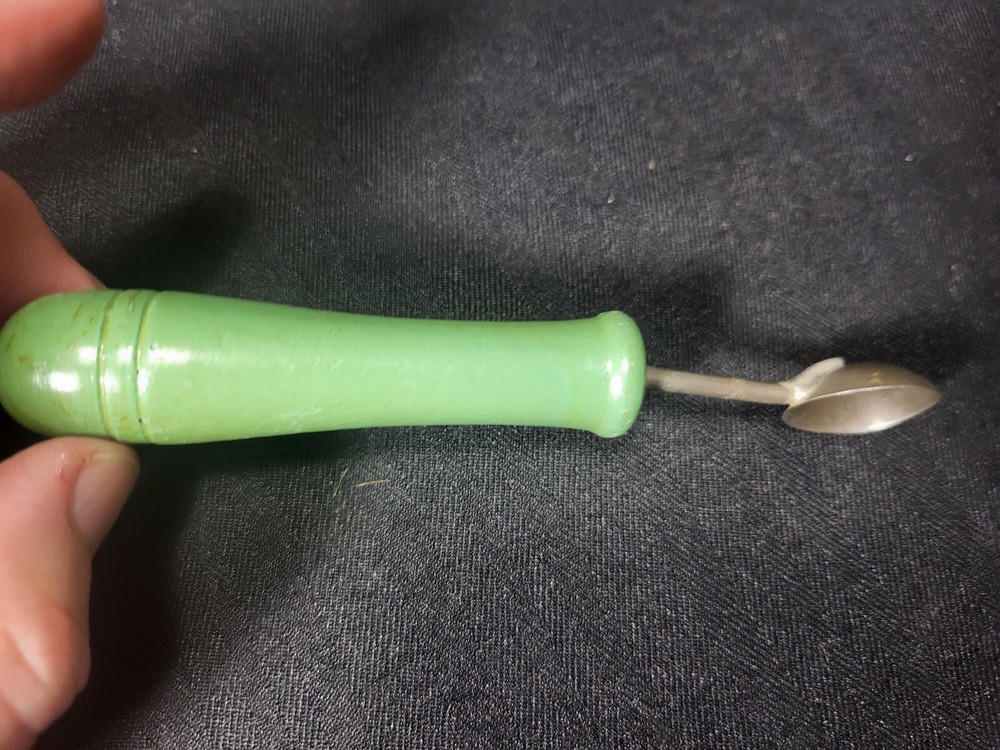 Antique, Green Handled, Melon Baller