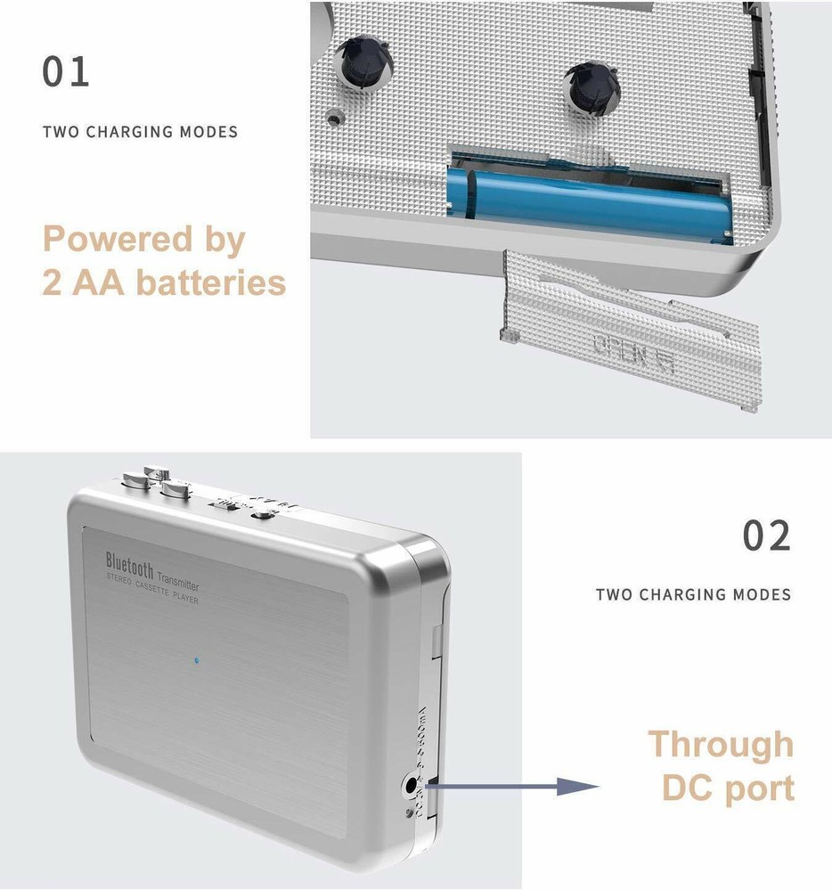 Bluetooth Cassette Player Bluetooth Transfer Personal Cassette Player