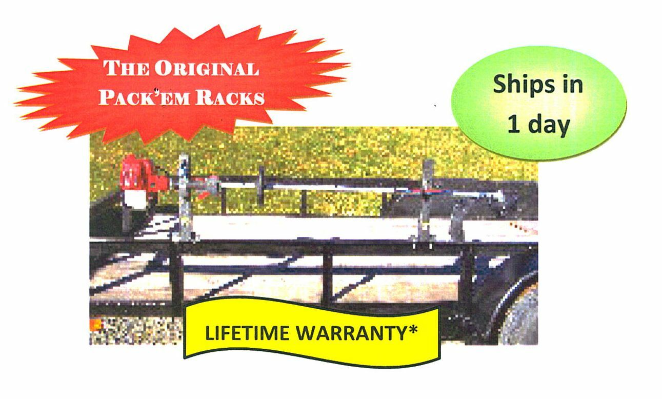 Lockable OPEN Trailer Single Trimmer Rack Holds 1 Landscape Trimmer- PK-6S